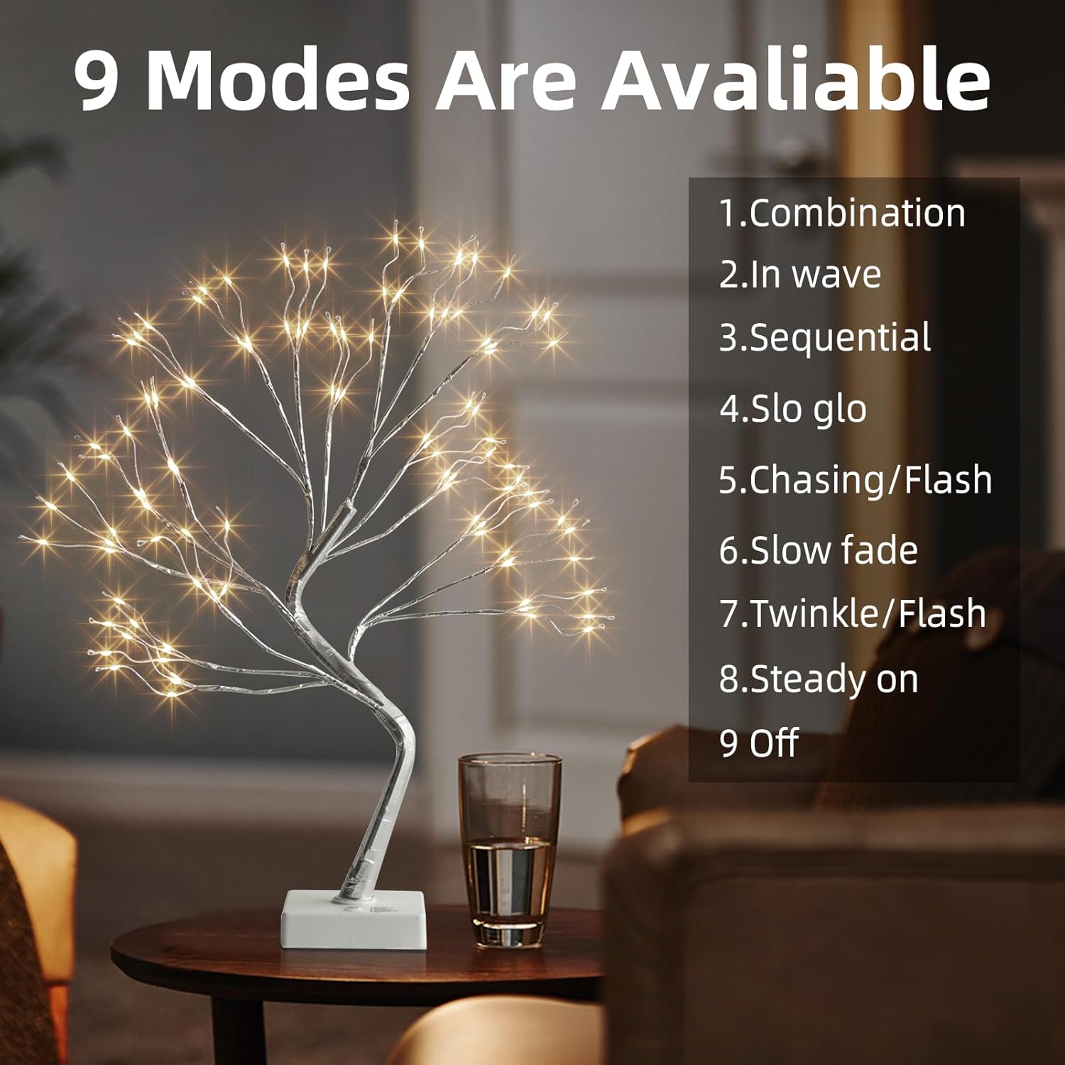 شجرة أضواء خرافية من بيدو، 108 شجرة مضاءة بمصابيح LED