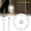 Motion Sensor LED Night Light USB Rechargeable Closet Light Auto On Hands Free Infrared Sensor